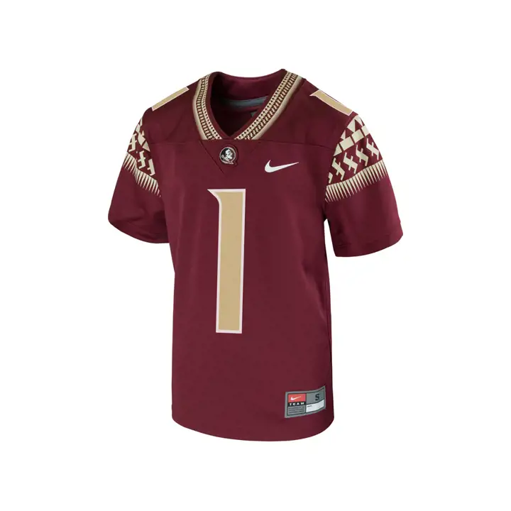 Maillot de football réplique pour enfant NCAA Florida St, taille 18, marine