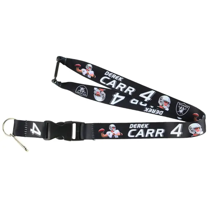 Lanière de joueur des LV Raiders Aminco Derek Carr Ast