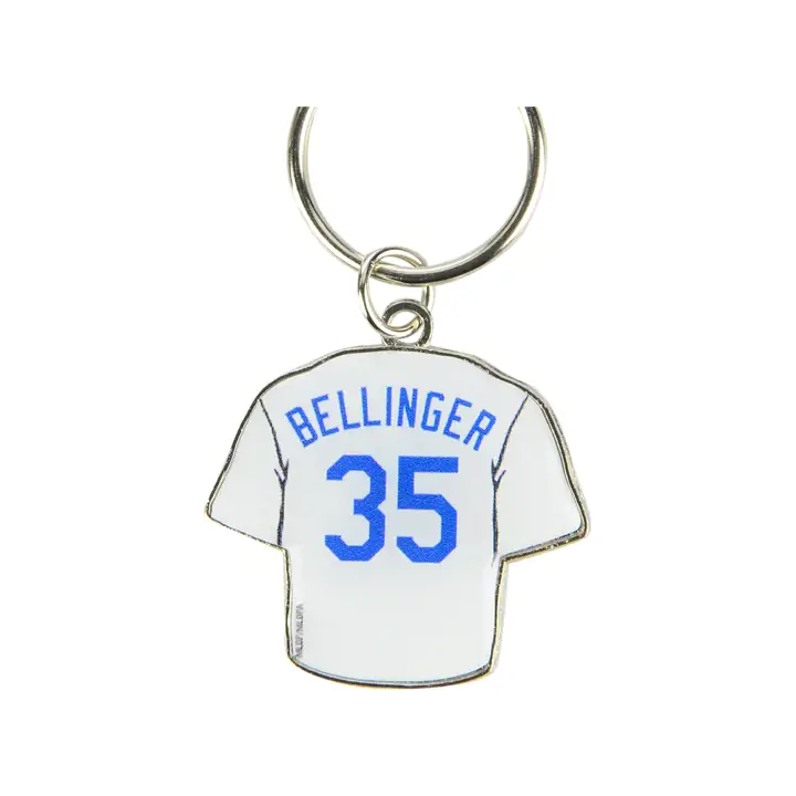 Porte-clés rotatif maillot des Dodgers de Los Angeles - Joueur Cody Be