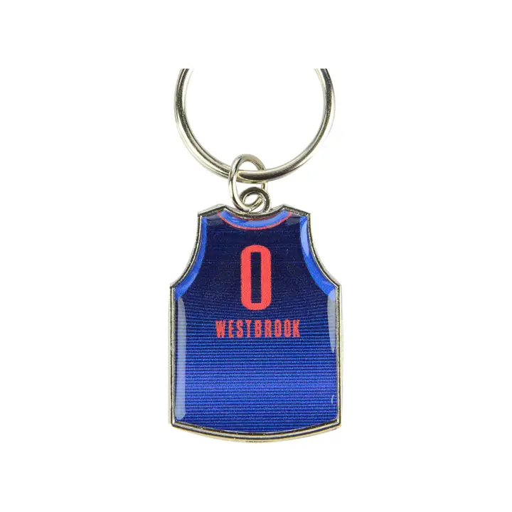 Porte-clés rotatif maillot OKC Thunder - Joueur Russell Westbrook
