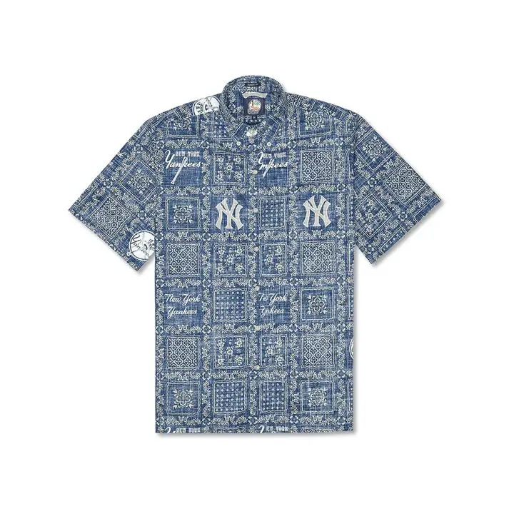 T-shirt Manches Courtes Imprimé Lahaina New York Yankees MLB MARINE