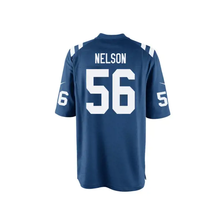 Maillot de match NFL Colts Quenton Nelson BLEU