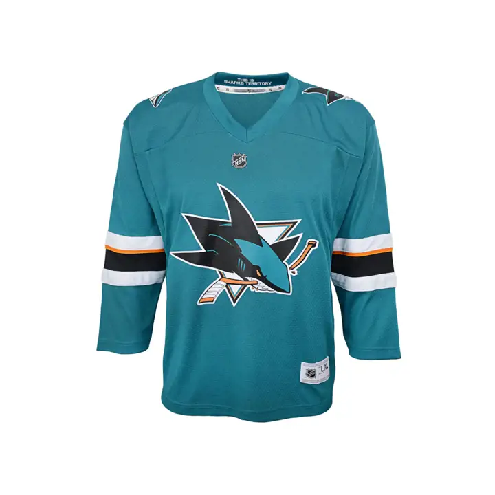 Maillot réplique vierge SHARKS NHL pour jeune - sarcelle
