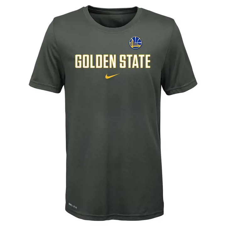 Haut de tir à manches longues NBA Golden State Warriors pour jeunes 18