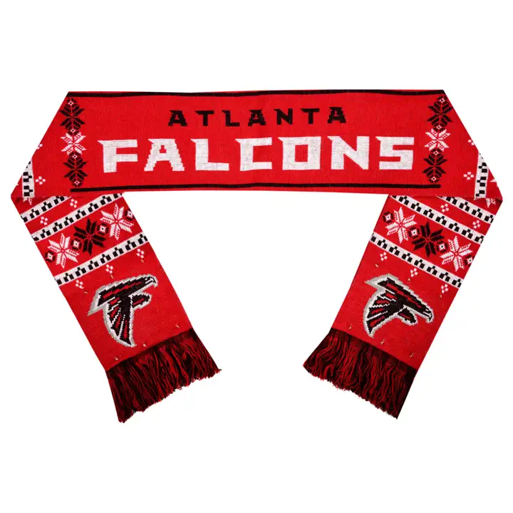 Écharpe lumineuse des Falcons d'Atlanta, rouge