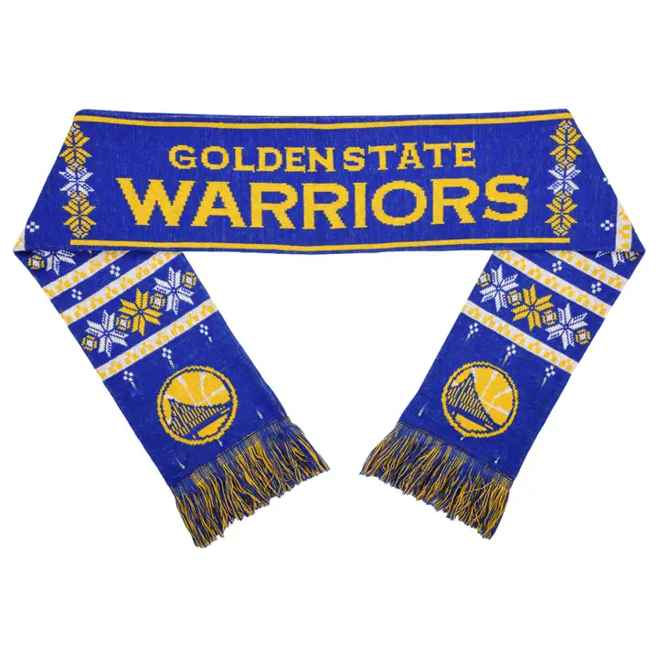 Écharpe lumineuse Golden State Warriors bleu/jaune