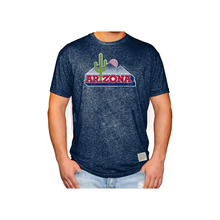 T-shirt marine Arizona Wildcats NCAA Mock Twist Vault Logo