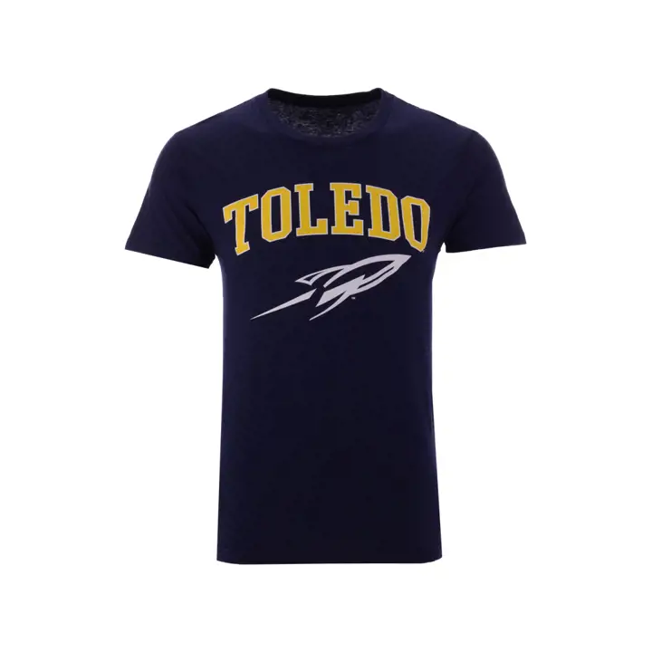 T-Shirt à logo moyen NCAA 2F Toledo Rockets 2 pour 28 $ MARINE