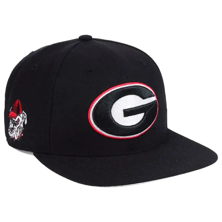 Casquette noire Georgia Bulldogs NCAA Sure Shot Captain