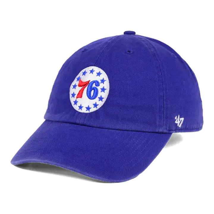 Casquette réglable SIXERS NBA '47 Clean Up 76 W/STARS rbl
