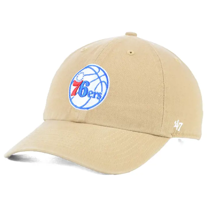 Casquette NBA '47 Clean Up SIXERS 76 en ball kha