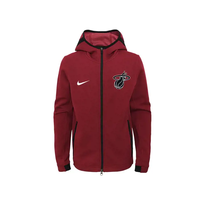 Veste à Capuche HEAT NBA Youth Showtime 18 ans rouge