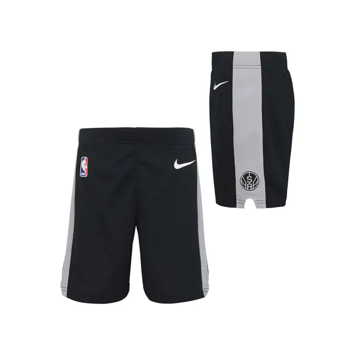 Short Réplique Iconique NBA Enfant SPURS Noir