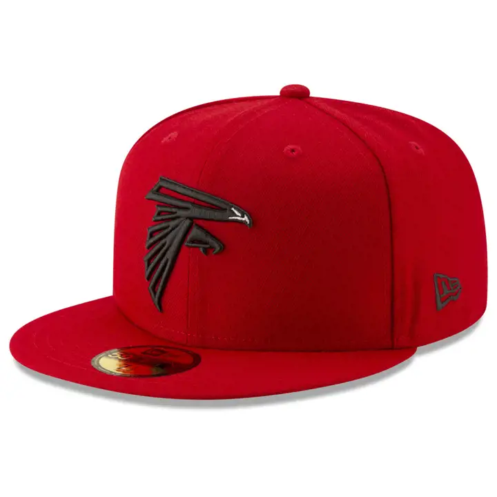 Collection 59FIFTY Éléments de logo des Falcons d'Atlanta de la NFL - ROUGE