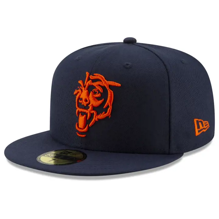 Collection d'éléments du logo des Chicago Bears (NFL) 59FIFTY MARINE