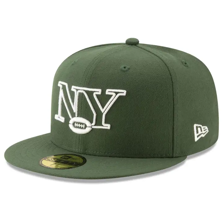 New York Jets Collection d'éléments du logo NFL 59FIFTY Vert