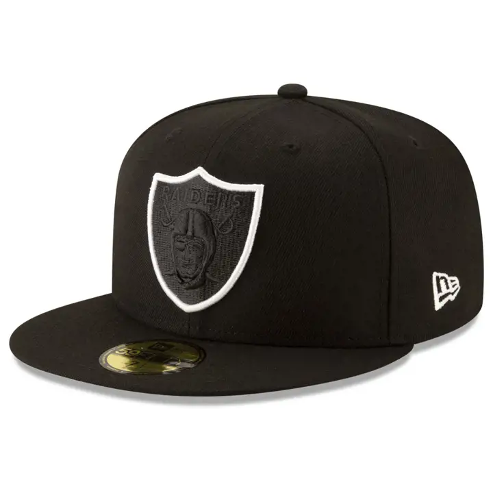 LAS VEGAS RAIDERS NFL Collection Éléments du Logo 59FIFTY BLK