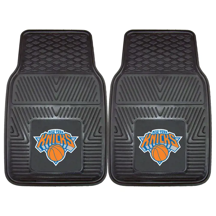 Tapis de sol de voiture en vinyle 2 pièces New York Knicks