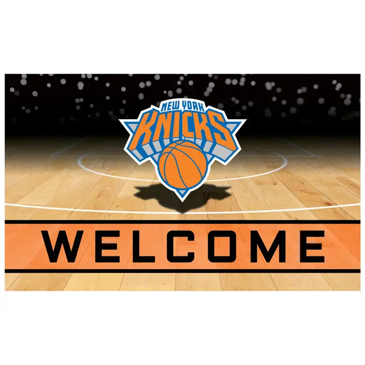 Paillasson en caoutchouc granulé des New York Knicks
