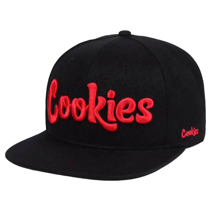 BISCUITS Menthe Fine Casquette 17 Snapback NOIR/ROUGE