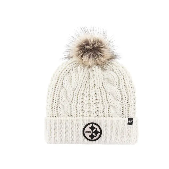 Pittsburgh Steelers NFL Wmns Meeko Knit blanc
