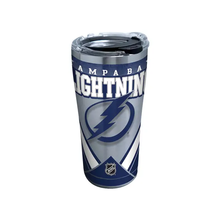 Gourde en acier inoxydable NHL Lightning 20oz argent
