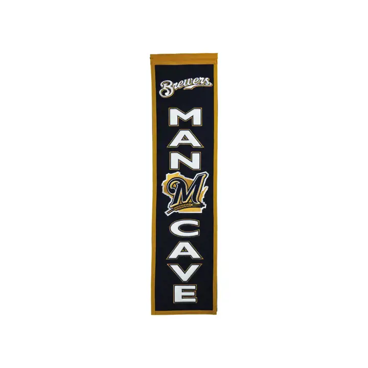 Milwaukee Brewers Fan Cave Bannière Ast