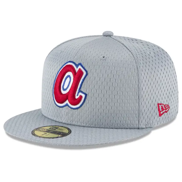 ATLANTA BRAVES MLB BP MESH 59FIFTY  GRY