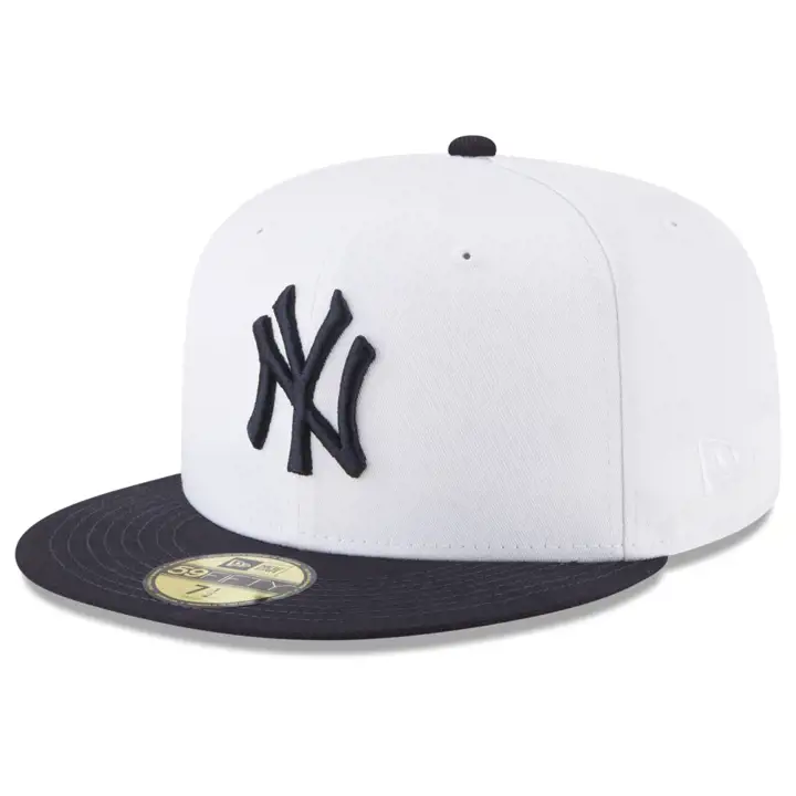 NEW YORK YANKEES MLB BP WOOL FLIP 59FIFTY BLANC/BLEU MARINE