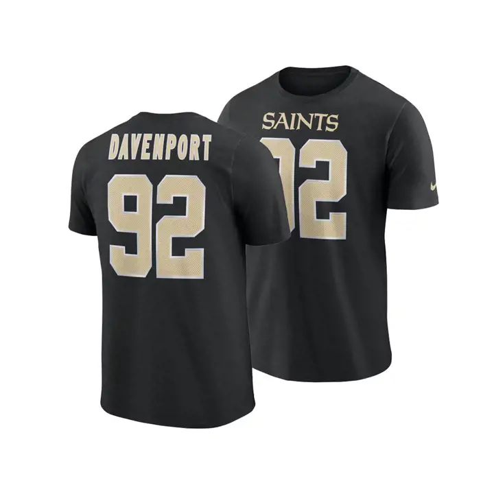 New Orleans Saints NFL Fierté N/N Wordmark T-shirt 3.0 Marcus Dav