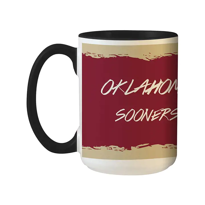 "Mug Oklahoma Sooners 44 cl « State of Mind » rouge/crème"