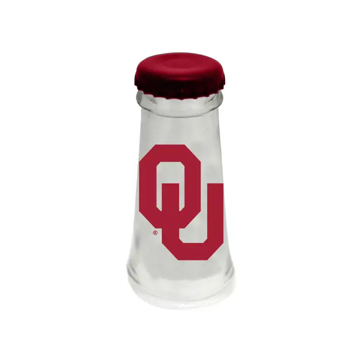 Verre de collection avec capsule de bouteille Oklahoma Sooners 59 ml transparent