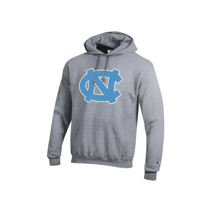Sweat à capuche N Carolina 2F NCAA Grand Logo gris