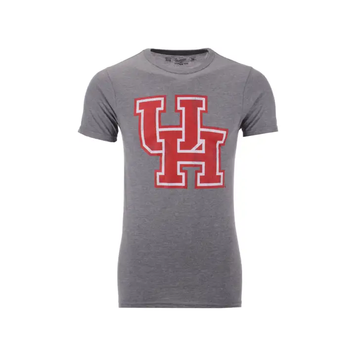 T-shirt Houston Cougars NCAA Alt Logo Dual Blend  H-GRAY