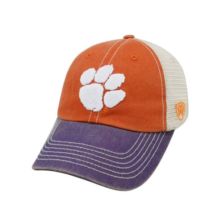 Casquette Clemson Tigers NCAA Tout-terrain Ajustable ORG/GRIS/PIERRE