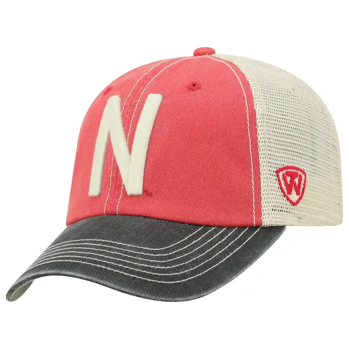 Nebraska Cornhuskers NCAA Tout-terrain réglable ROUGE/GRIS/PIERRE