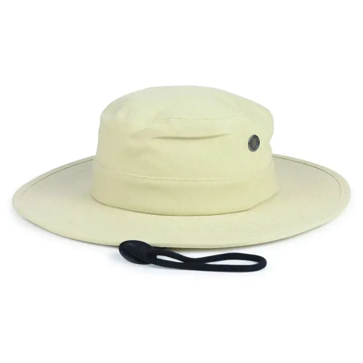 LIDS MARQUE PRIVÉE PL CHAPEAU BOONIE CHANVRE   BRUN CLAIR