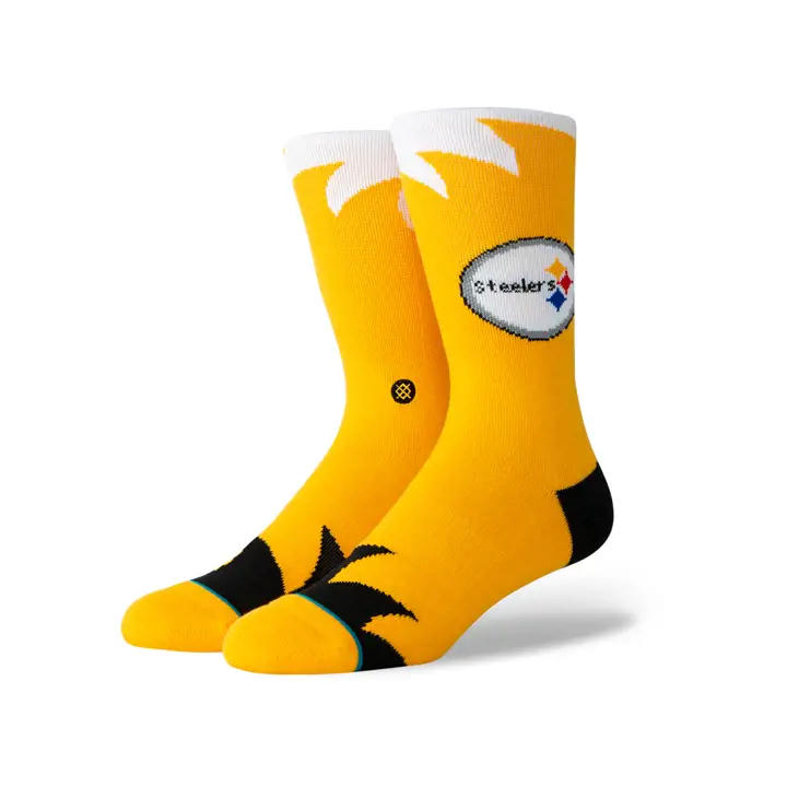 Chaussettes requin NFL Pittsburgh Steelers gr/noi/bla