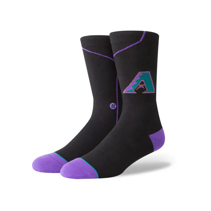Maillot MLB Arizona Diamondbacks Coop col rond noir/violet