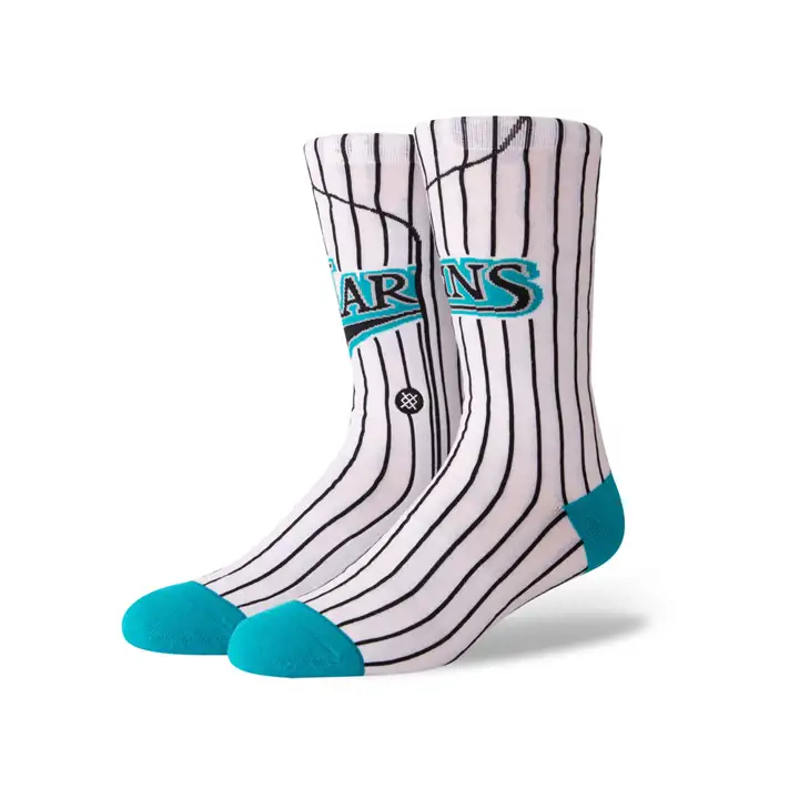 Maillot MLB Coop Florida Marlins col rond blanc/turquoise/noir