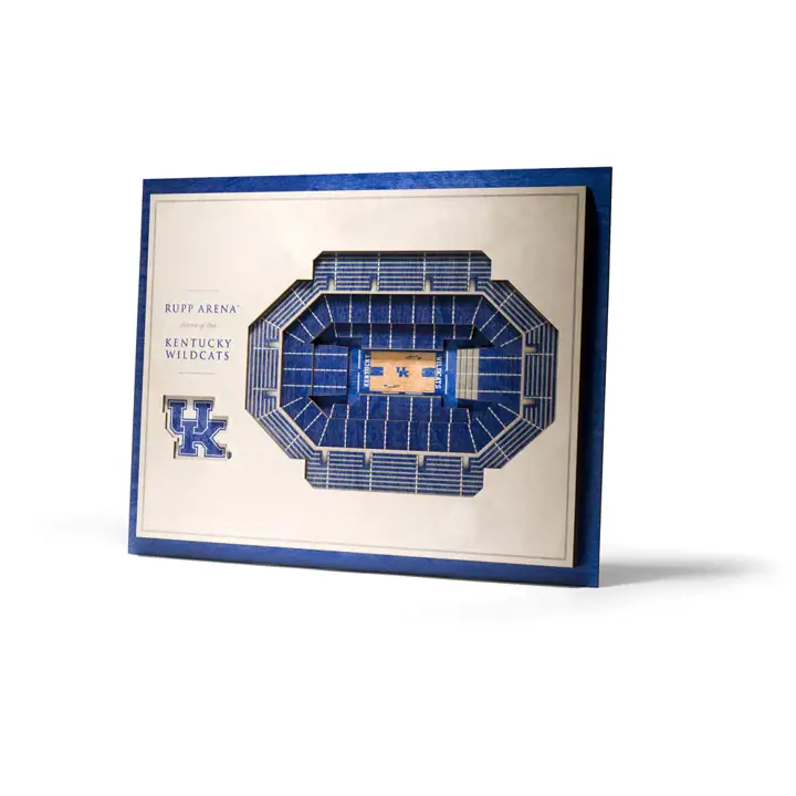 Kentucky Wildcats 5 Layer Stadiumviews 3D Décor Mural AST