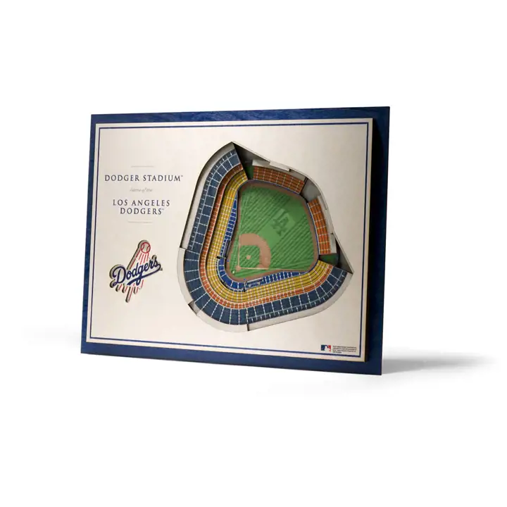 Décoration murale 3D 5 couches StadiumViews Los Angeles Dodgers  AST