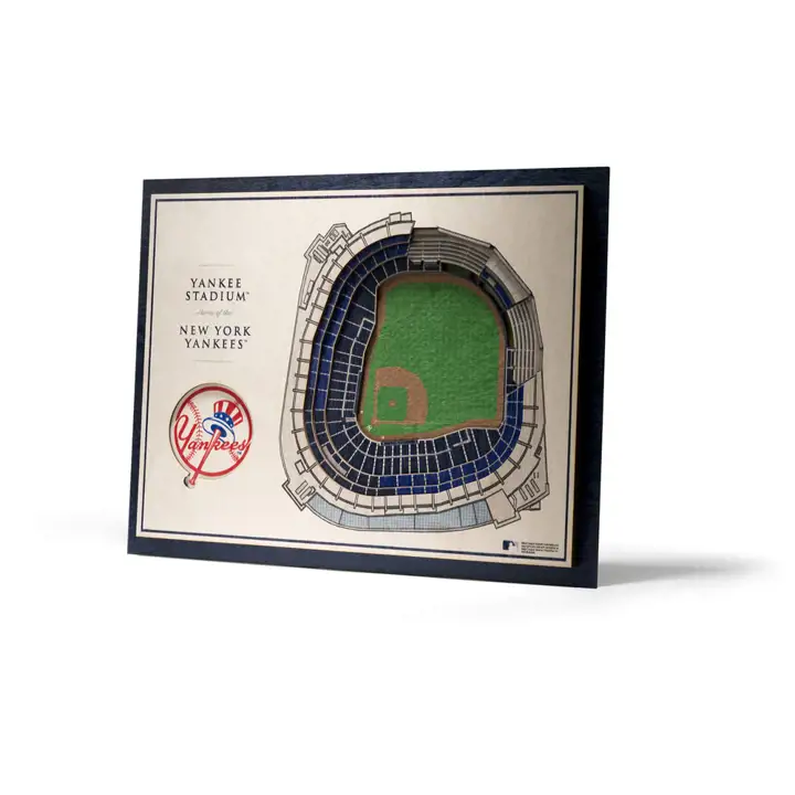 New York Yankees Décoration murale 3D 5 couches Stadiumviews AST