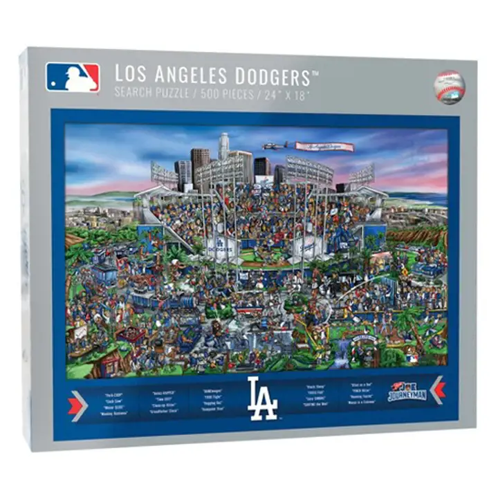 Puzzle des Dodgers de Los Angeles Joe Journeyman Ast