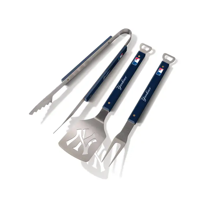 New York Yankees Spirit Series Ensemble de 3 accessoires de barbecue  AST