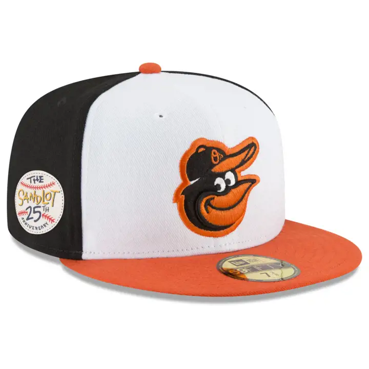 BALTIMORE ORIOLES MLB SANDLOT SD PATCH 59FIFTY NOIR/BLANC