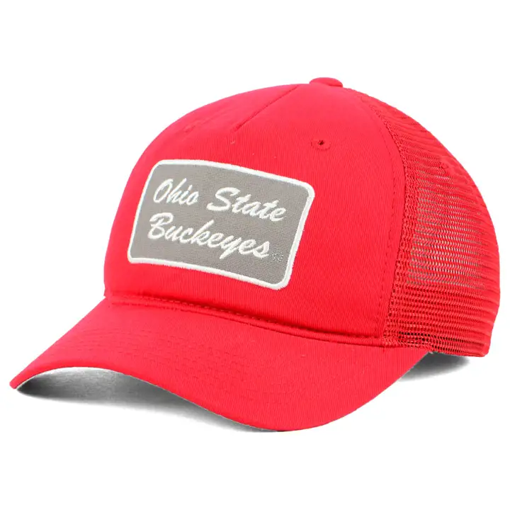 Casquette de camionneur en mousse Ohio State Buckeyes NCAA RED