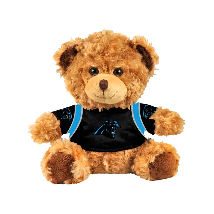"Ours en jersey 10 po des Carolina Panthers"