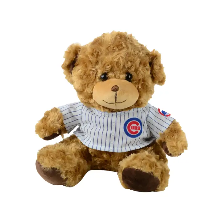 "Ours en maillot 25 cm Chicago Cubs marron/blanc"