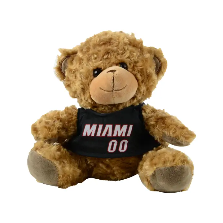 Ours en peluche Miami Heat 25 cm - Marron/Noir